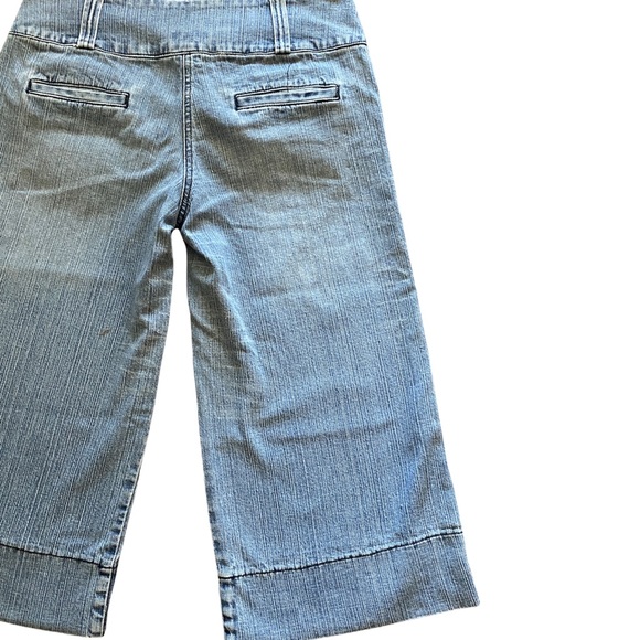 Blue Asphalt Hipster -Low Rise Capri Jeans , Womens Denim Capri Low Rise Jeans - Picture 11 of 15